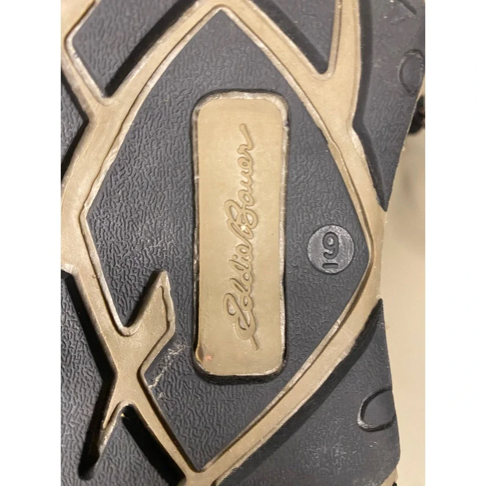 Eddie Bauer Meridian Mens Brown Fisherman Sandals Bungee Closure Size 9M
